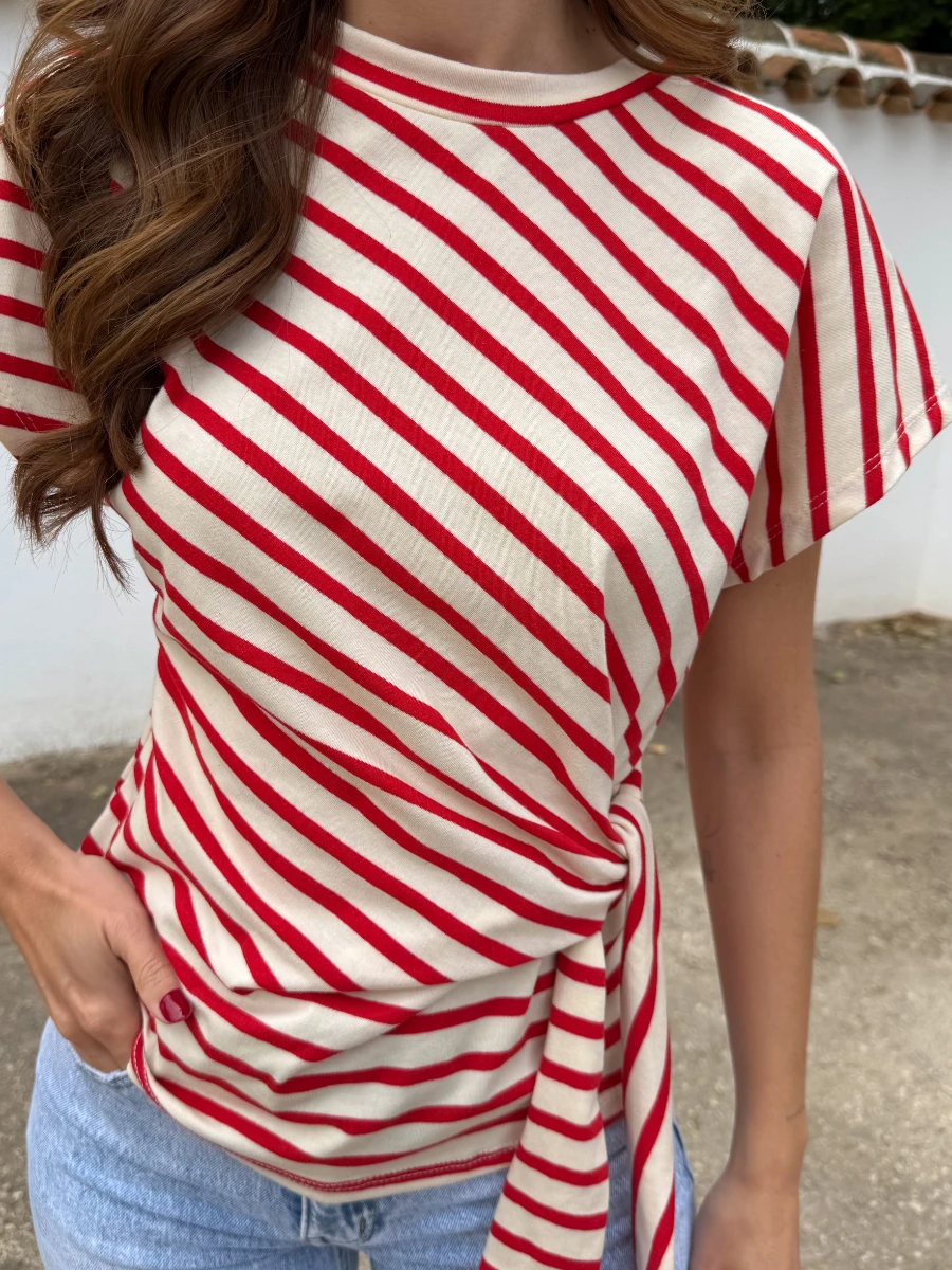Camiseta Marbella Nudo Rojo - Imagen 2