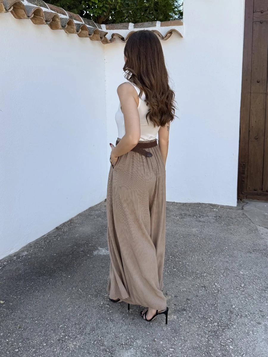 Pantalón Victoria Camel - Imagen 3