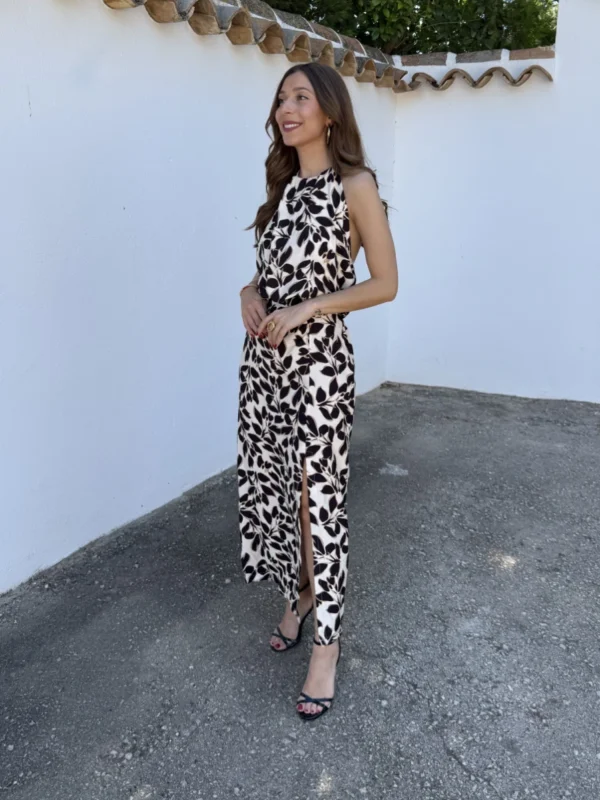 Vestido Venice Flor Negra