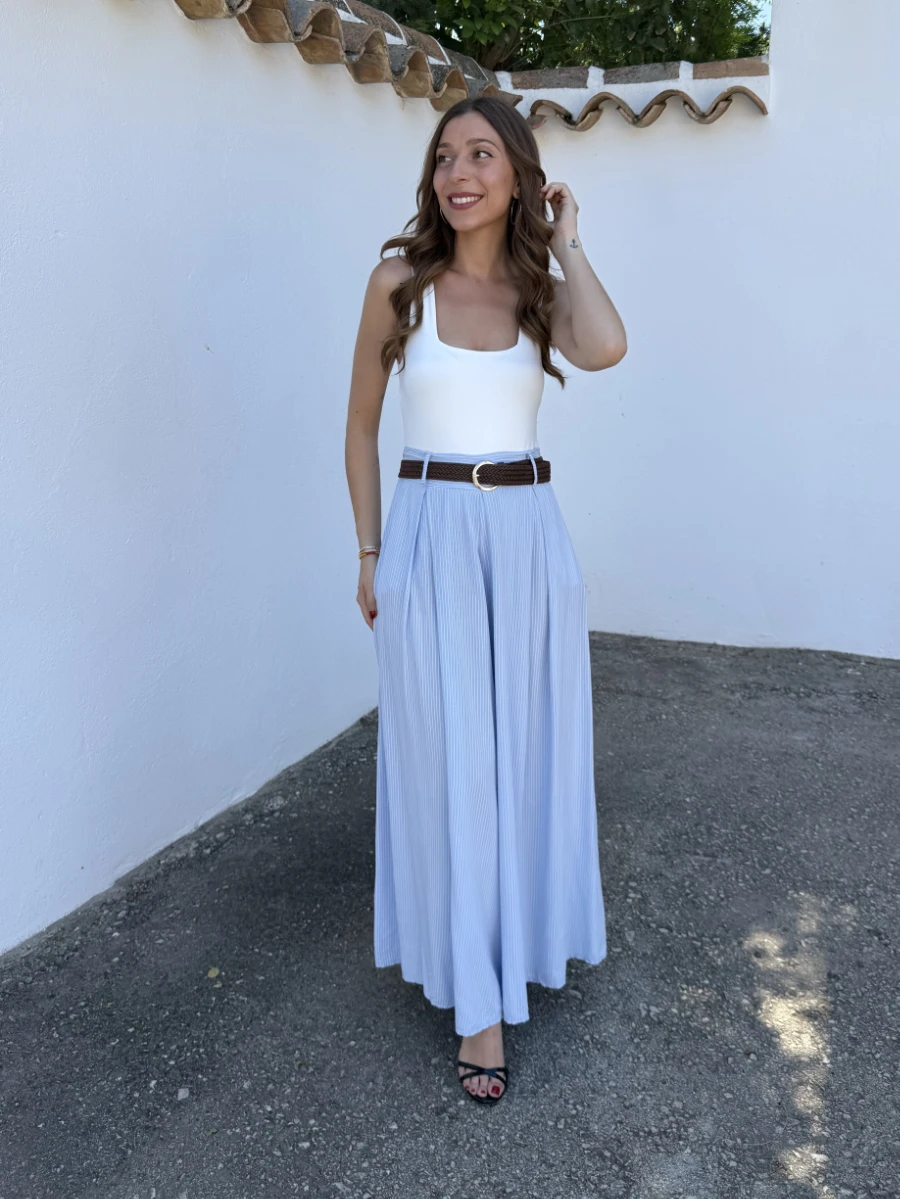 Pantalón Victoria Azul Bebé