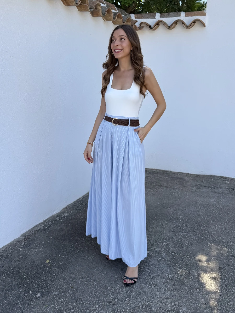 Pantalón Victoria Azul Bebé - Imagen 3