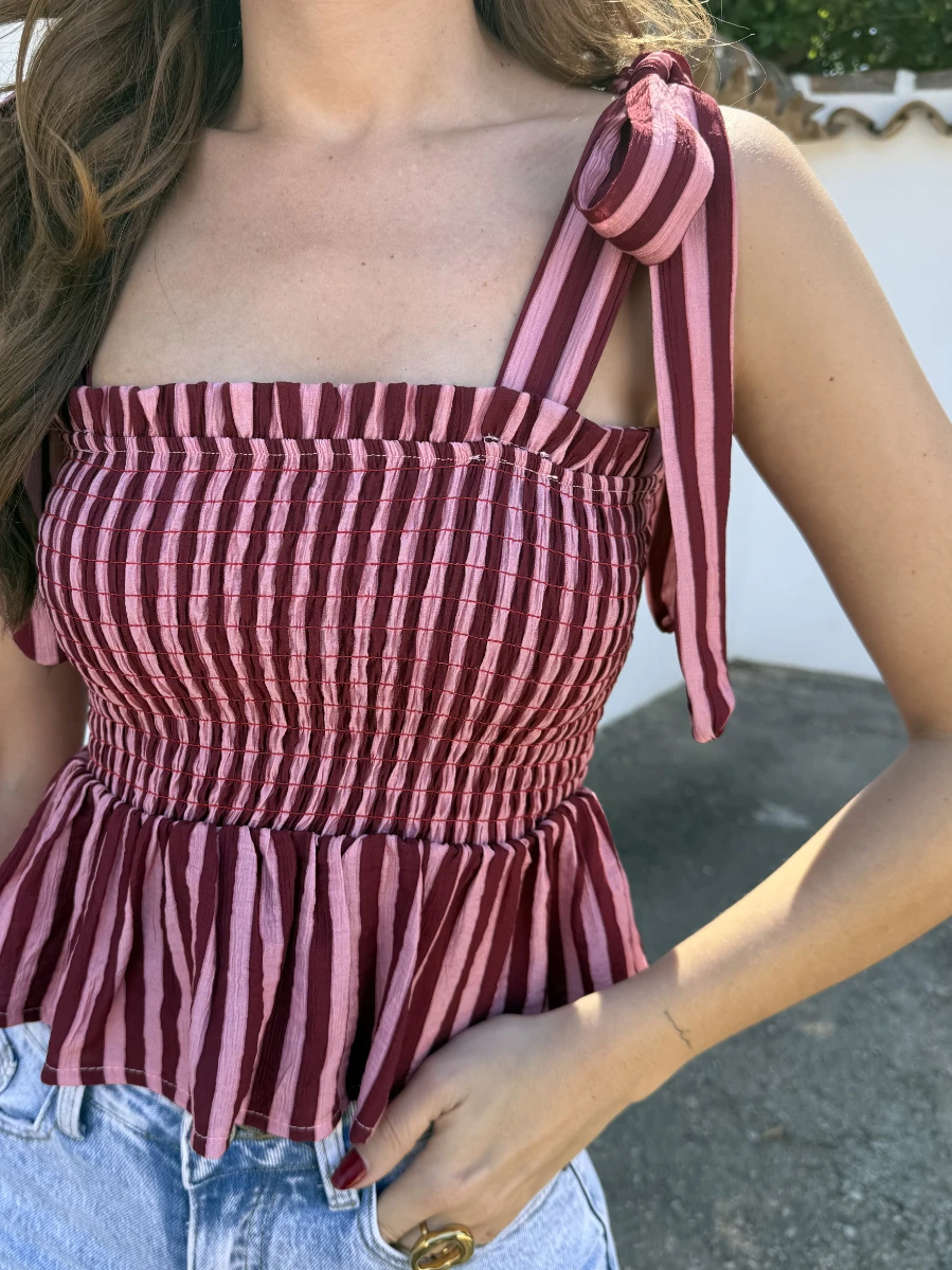 Top Merli Rosa - Imagen 2