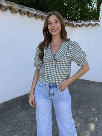 Camisa Vichy Lorena Verde