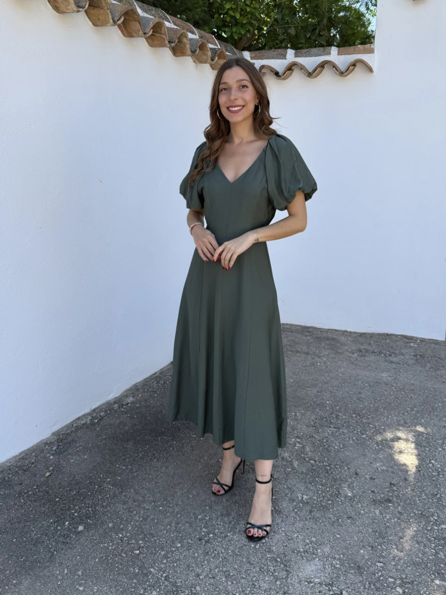 Vestido Amaranto Verde