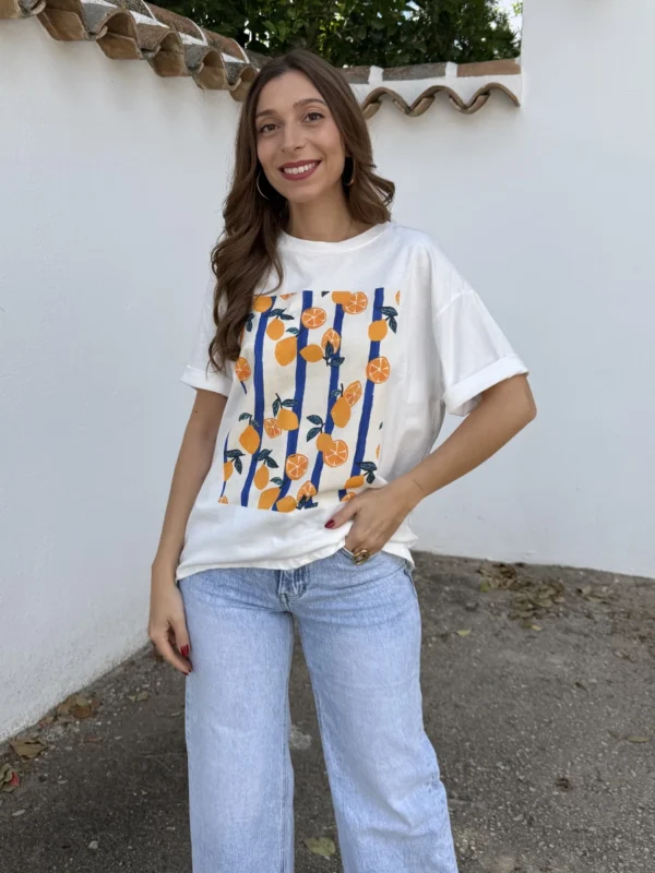 Camiseta Fruits Azul