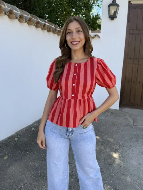 Blusa Camila Rojo