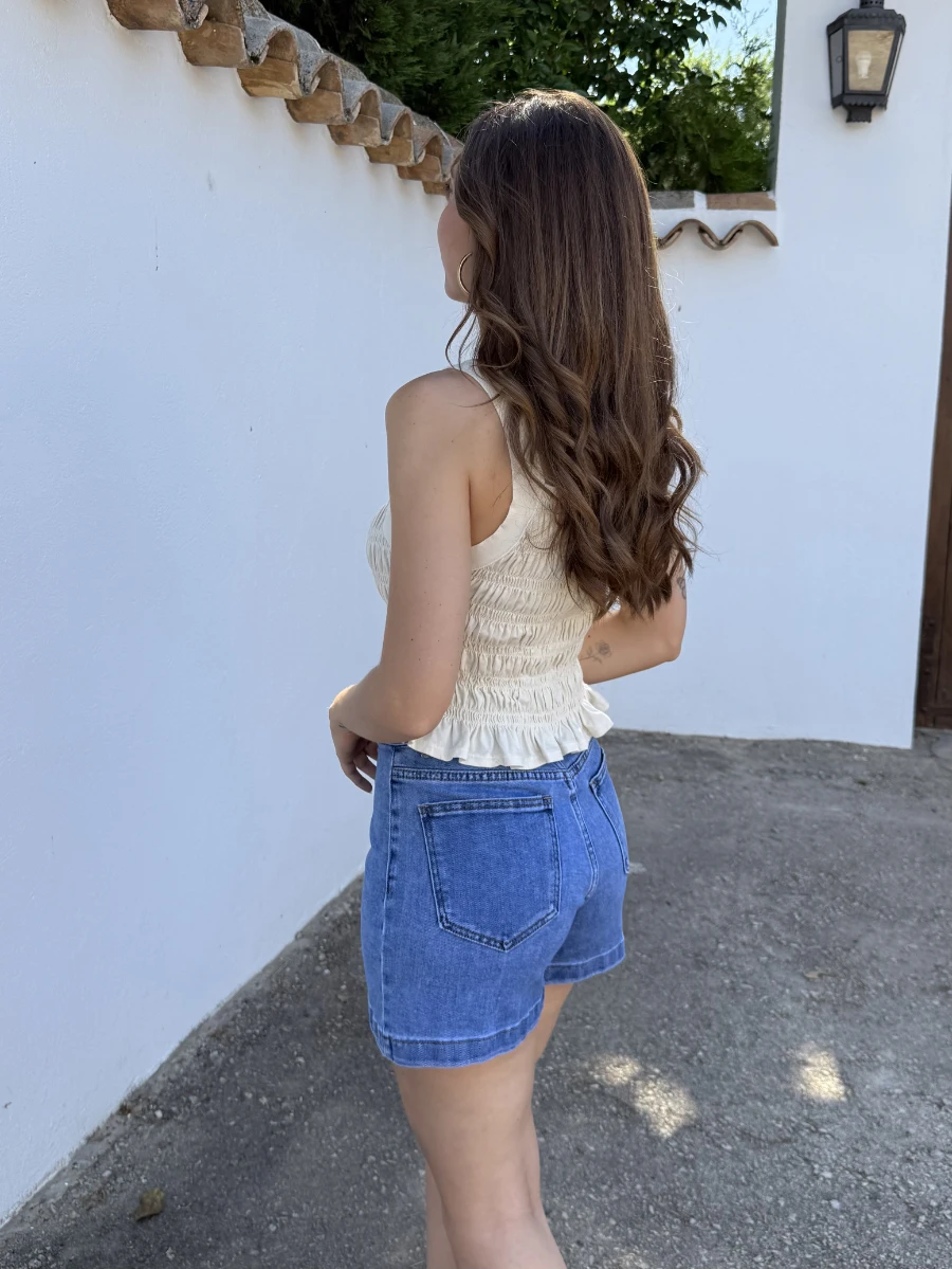 Top Bubble Beige - Imagen 3