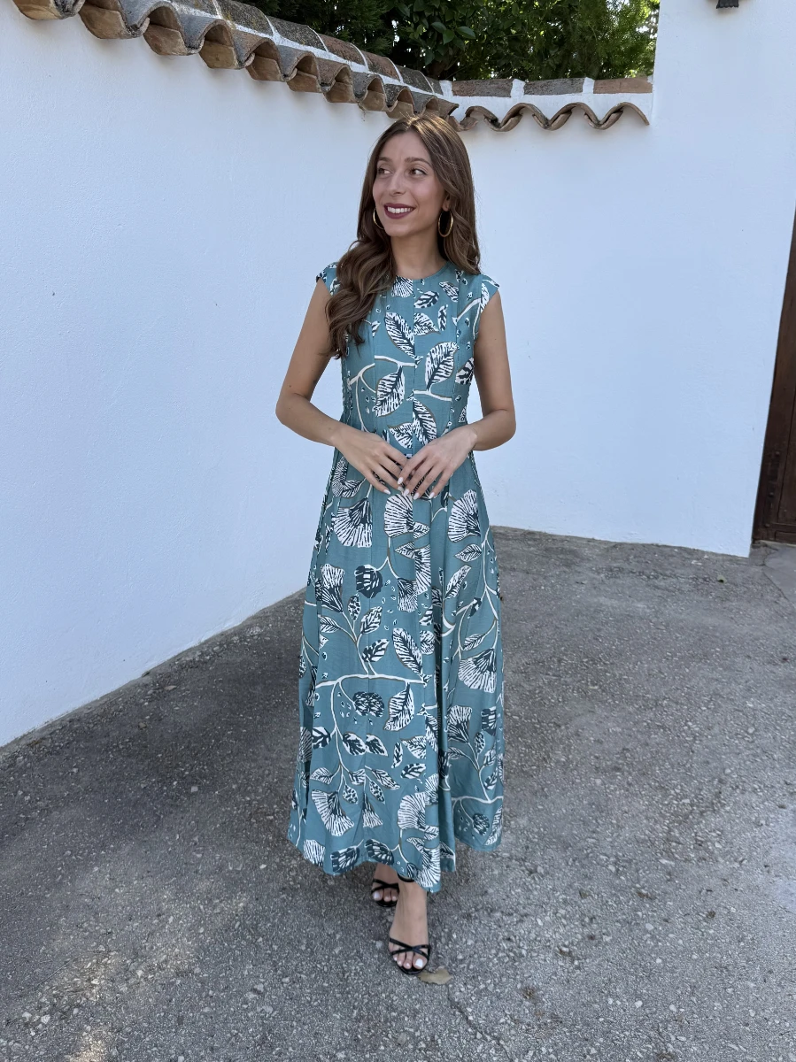 Vestido Colombia Azul
