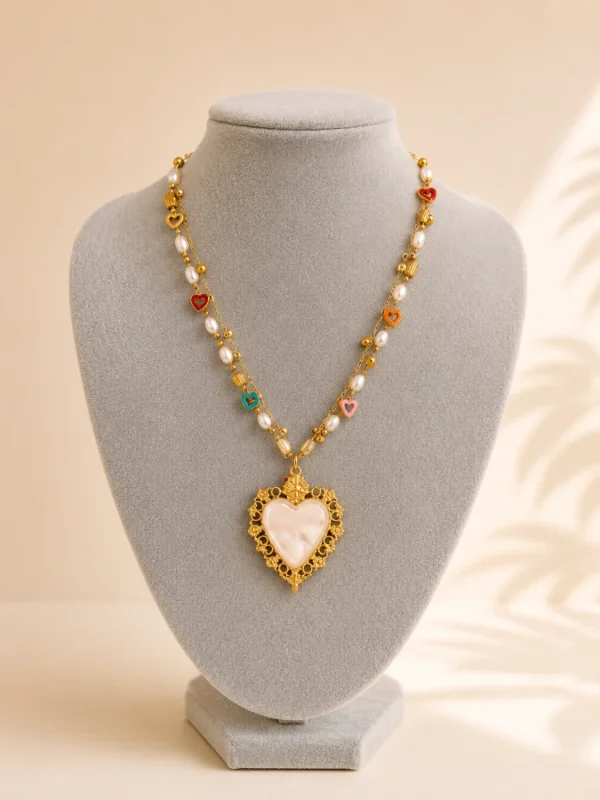Collar Corazón México