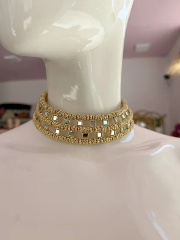 Choker Rígido Cuadrados
