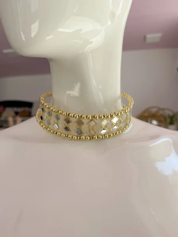 Choker Rígido Rombos