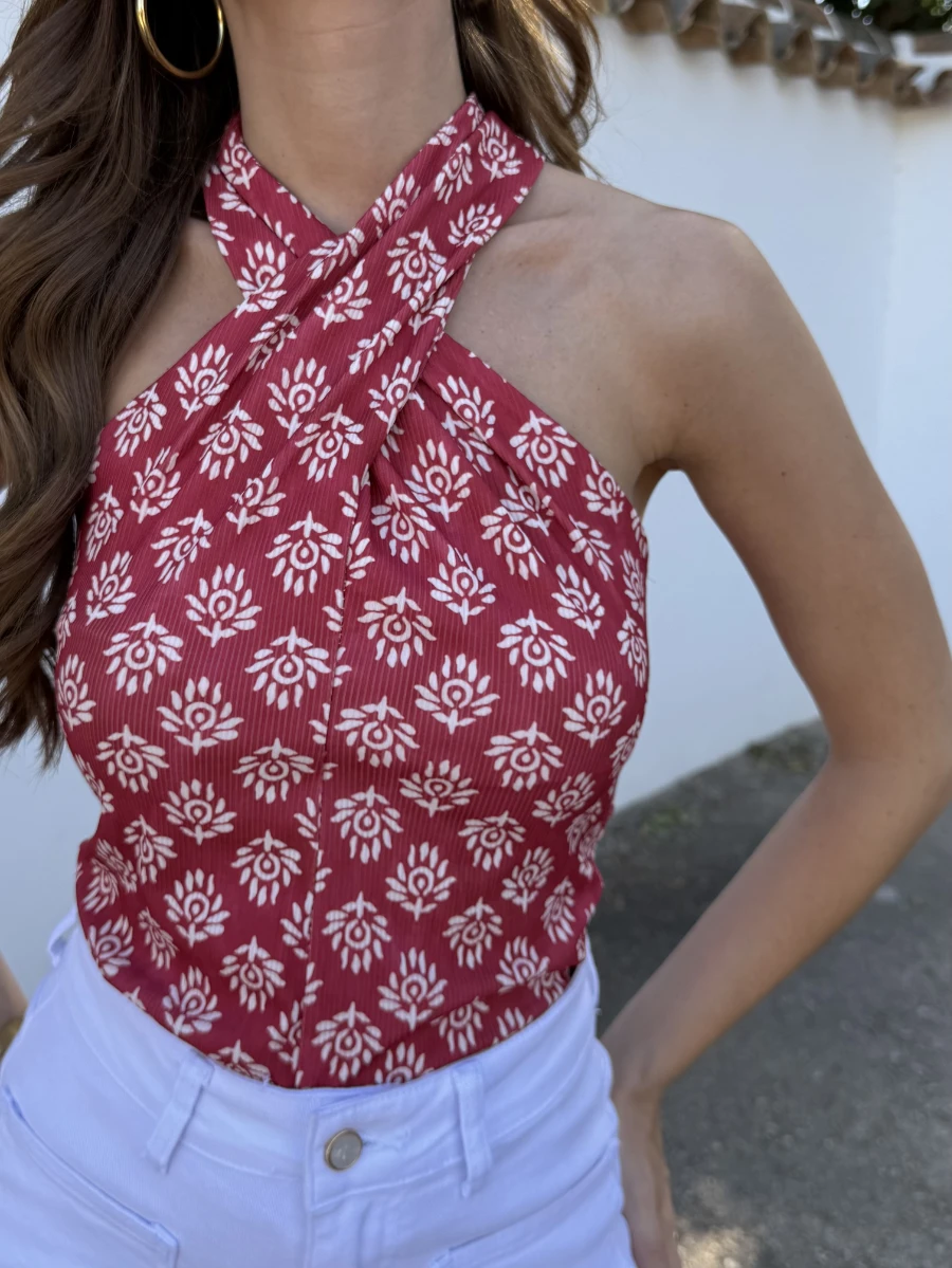 Top Halter Dalia Rosado