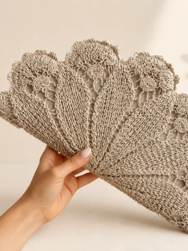 Cartera Flor Croché