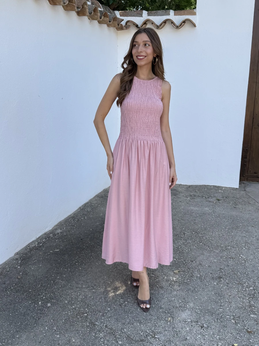 Vestido Basic Rosa