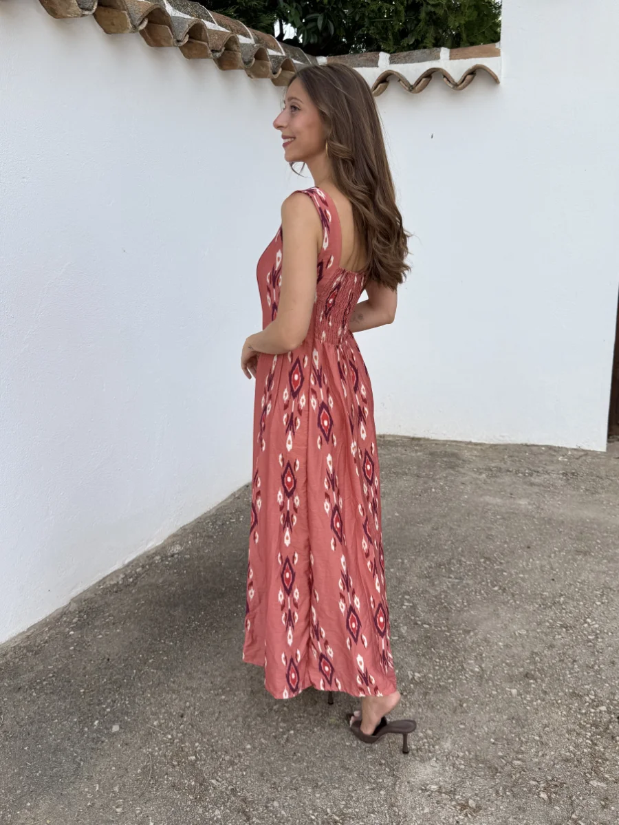 Vestido Molina Naranja - Imagen 4