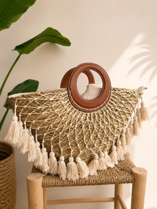 Capazo Boho Blanco