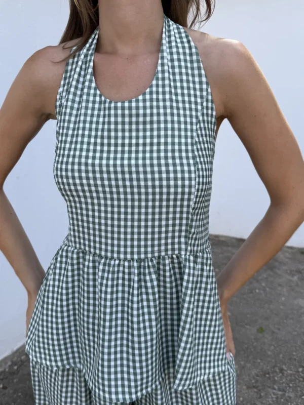 Top Dolly Vichy Verde