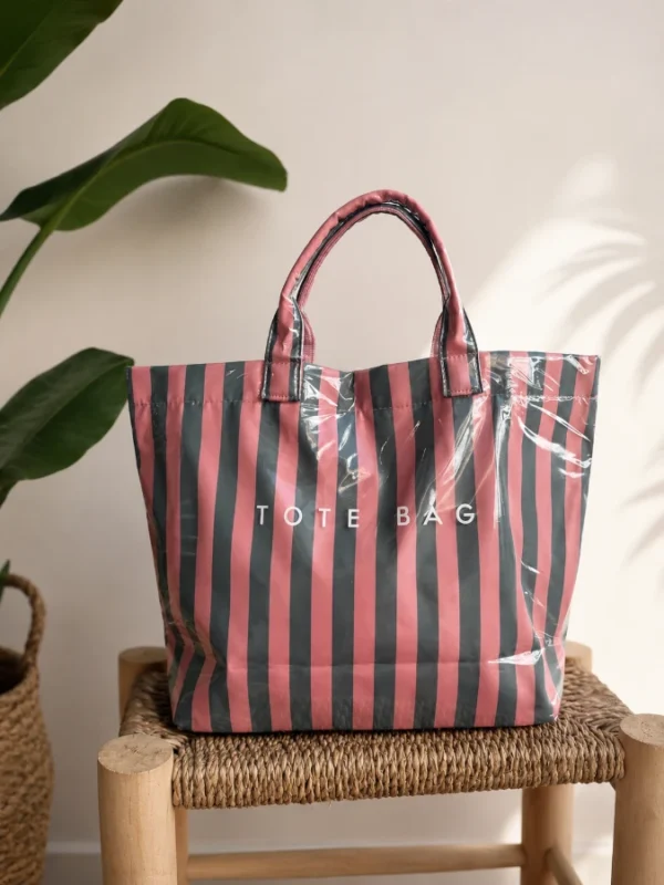 Bolso Impermeable Verde/Rosa
