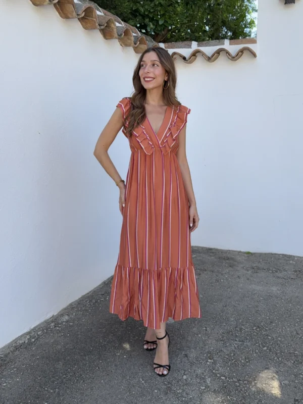 Vestido Giulia Naranja