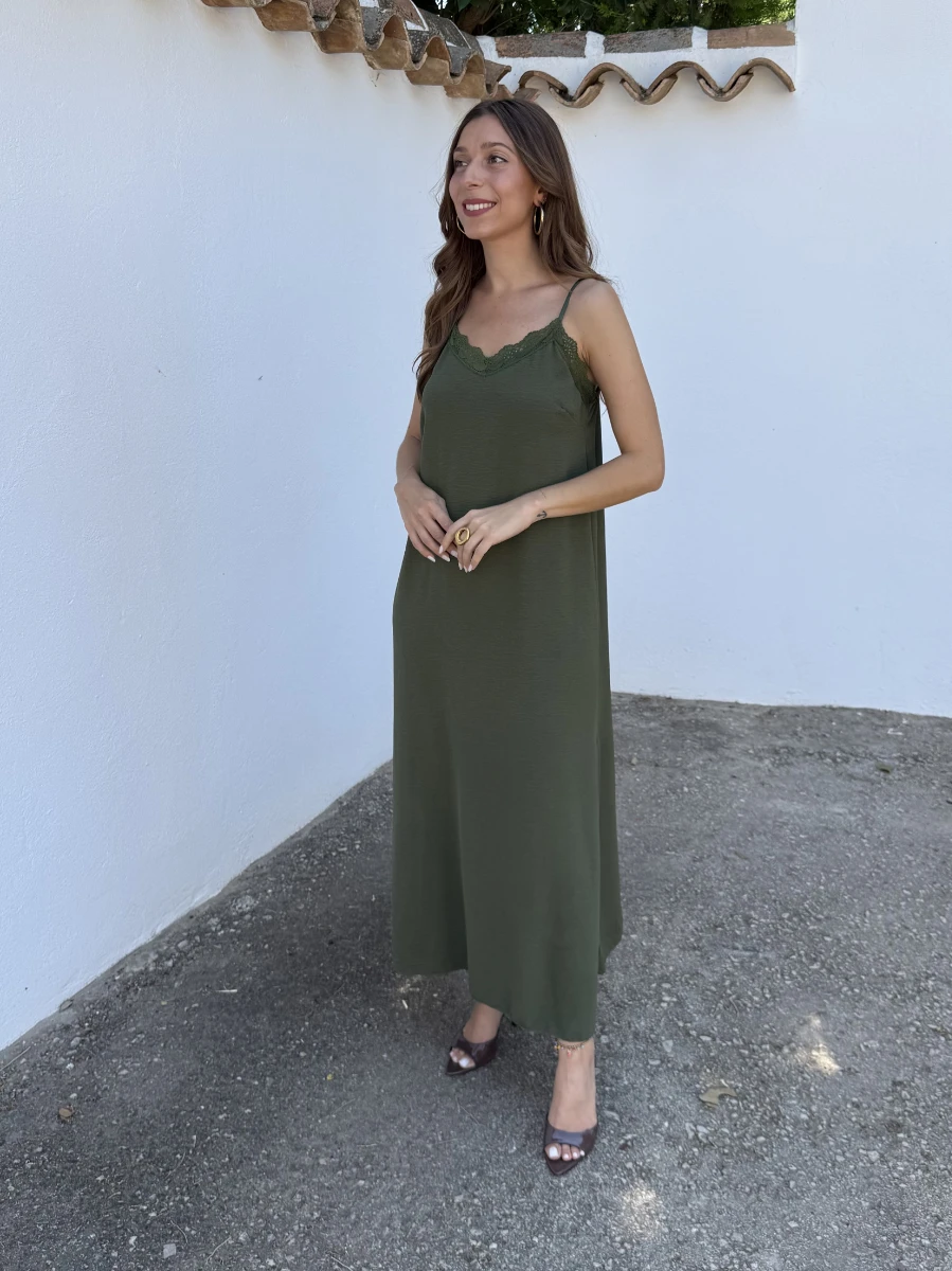 Vestido Lencero Verde