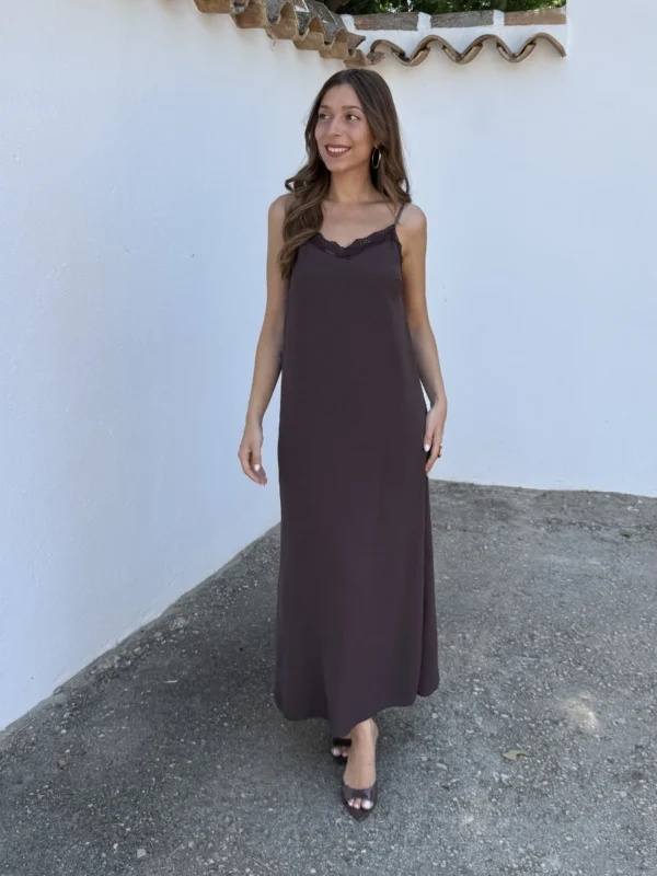 Vestido Lencero Choco