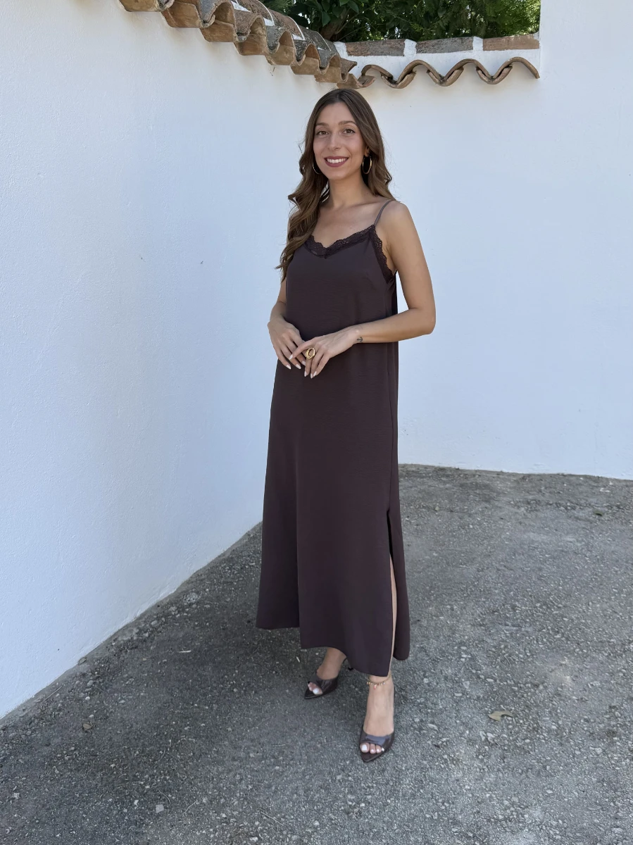 Vestido Lencero Choco - Imagen 2