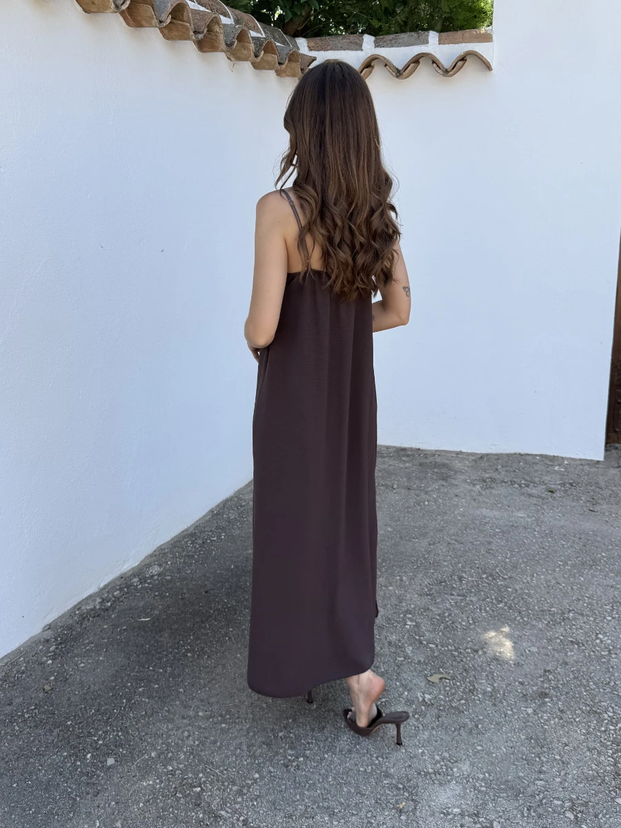 Vestido Lencero Choco - Imagen 4