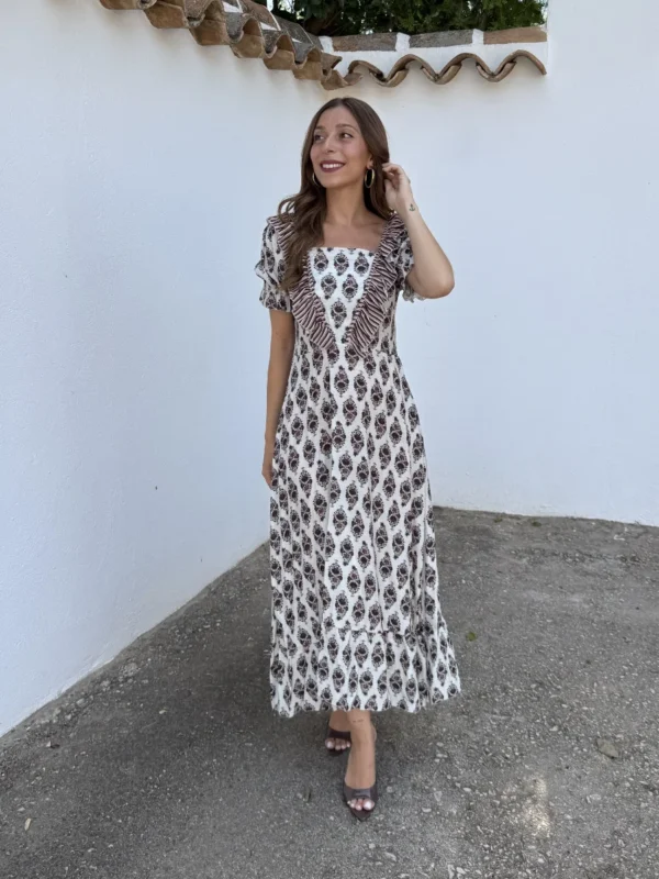 Vestido Islantilla Marrón