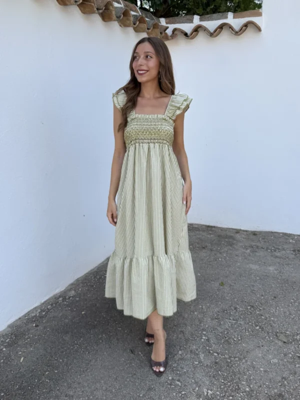Vestido Bahía Verde Claro