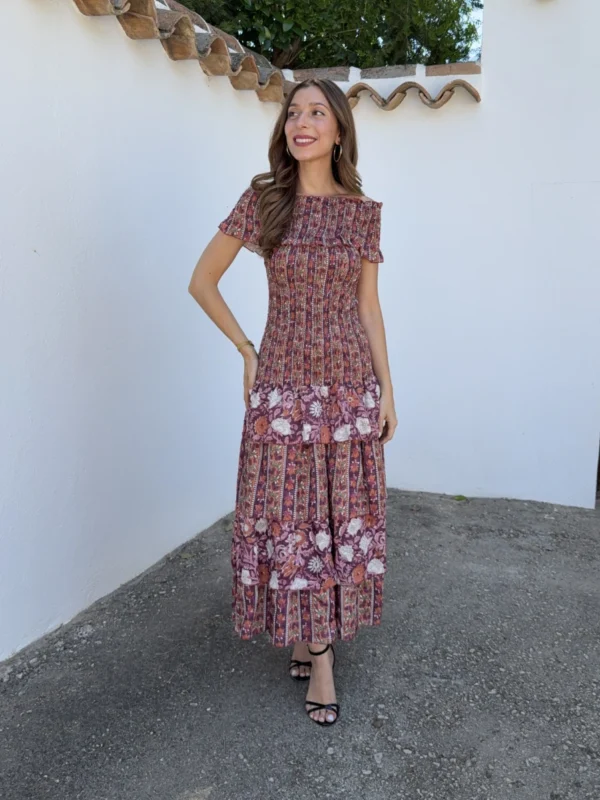 Vestido Evelyn Rosa