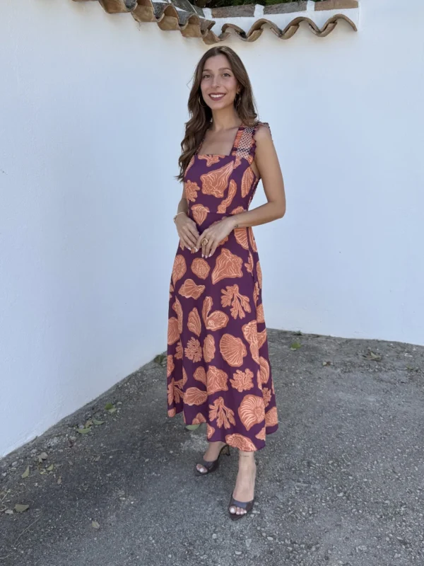 Vestido Arrecife Vino