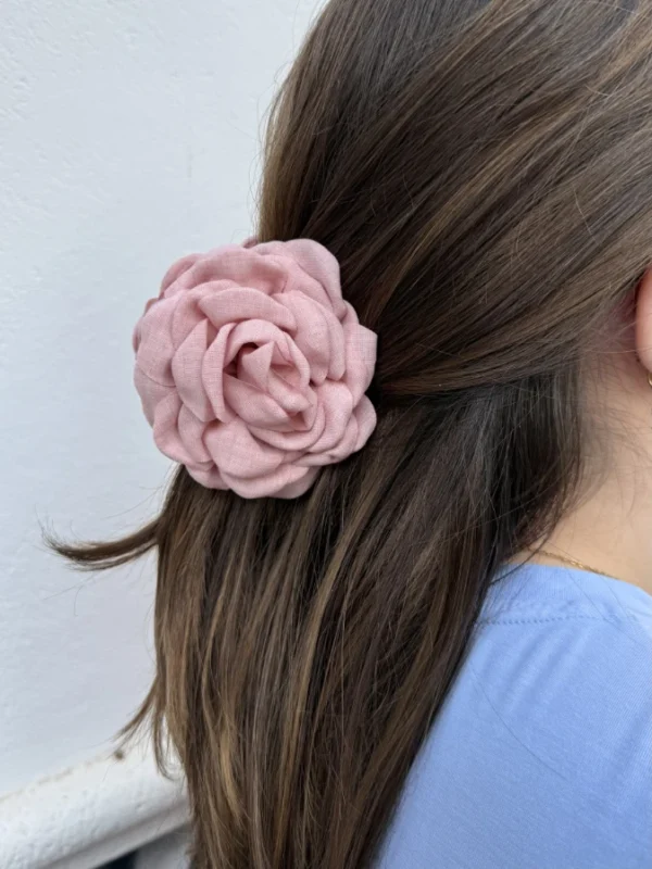 Pinza Flor Rosa