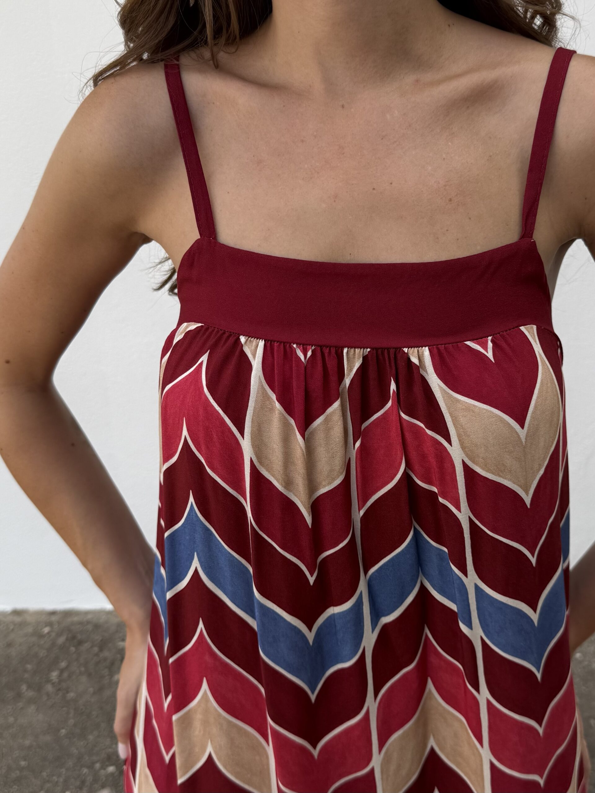 Vestido Marsa Burdeos - Imagen 3