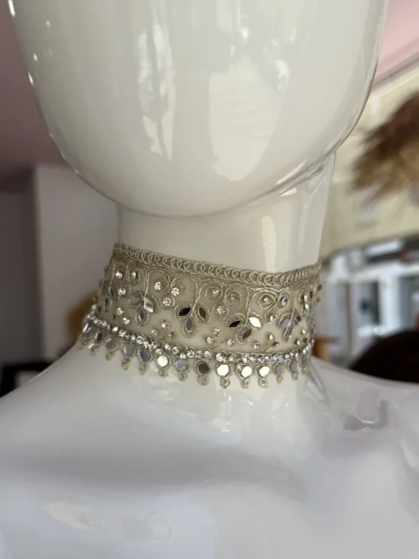 Choker Tela Espejos