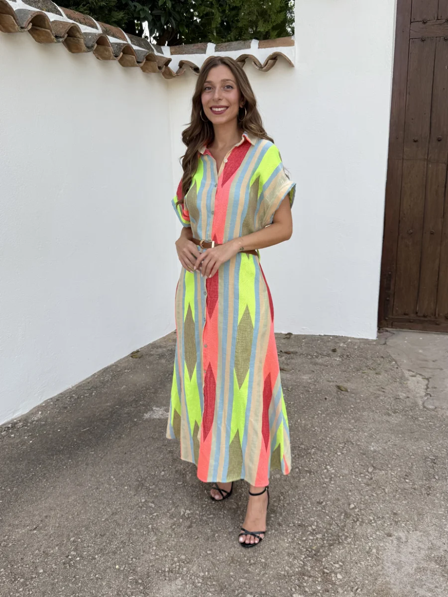 Vestido Étnico Flúor - Imagen 4