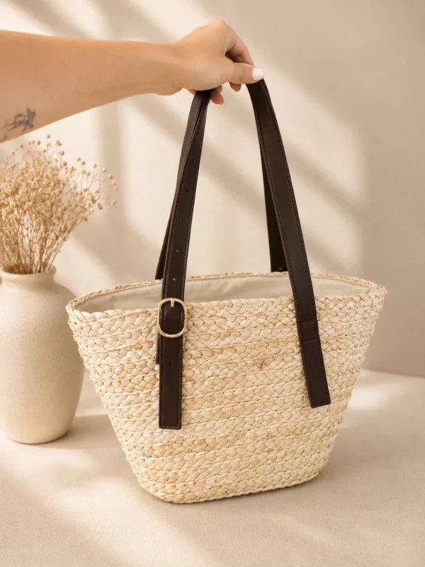 Bolso Rafia Hebilla