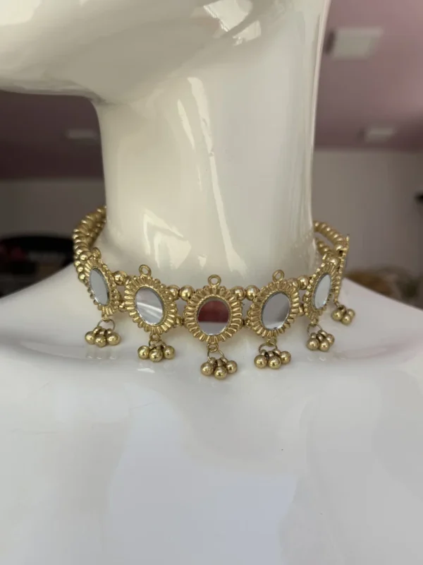 Choker Dorado Opal