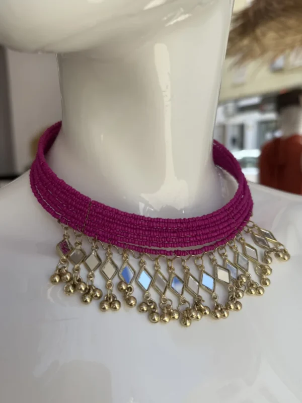 Choker Rígido Rosa