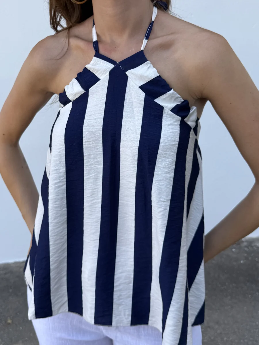 Top Abadía Azul Marino - Imagen 2