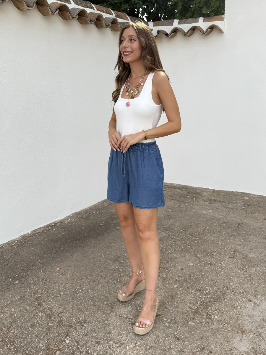 Pantalón Fluido Denim - Imagen 2