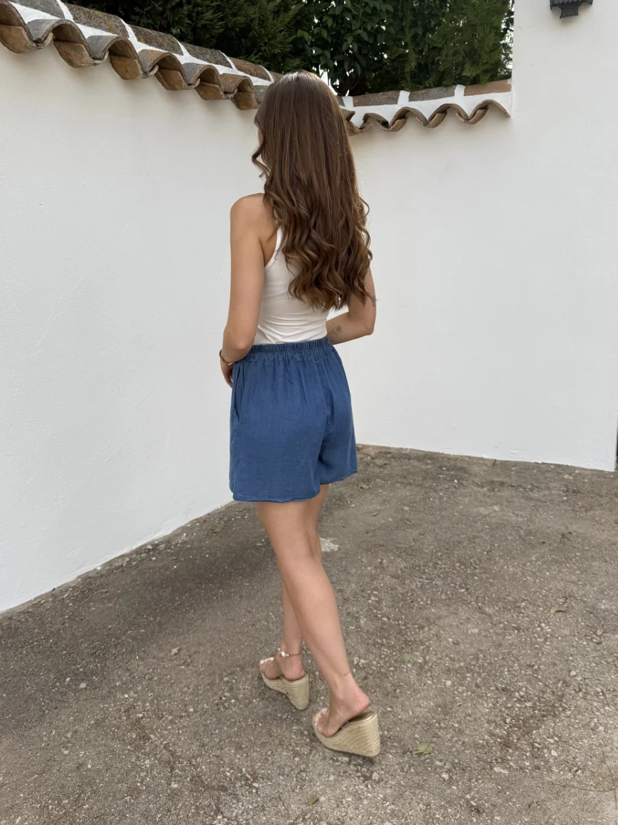 Pantalón Fluido Denim - Imagen 4