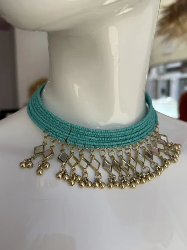 Choker Rígido Turquesa