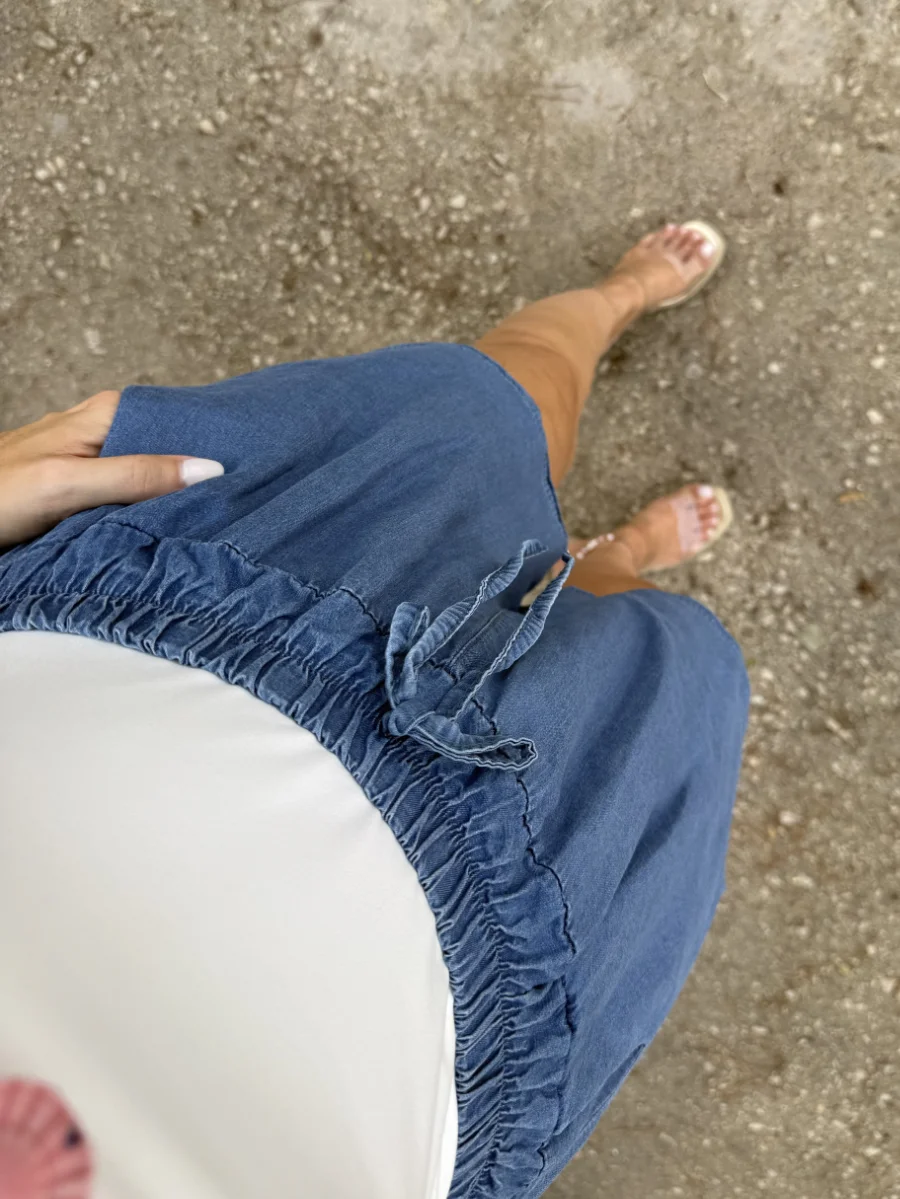 Pantalón Fluido Denim - Imagen 3