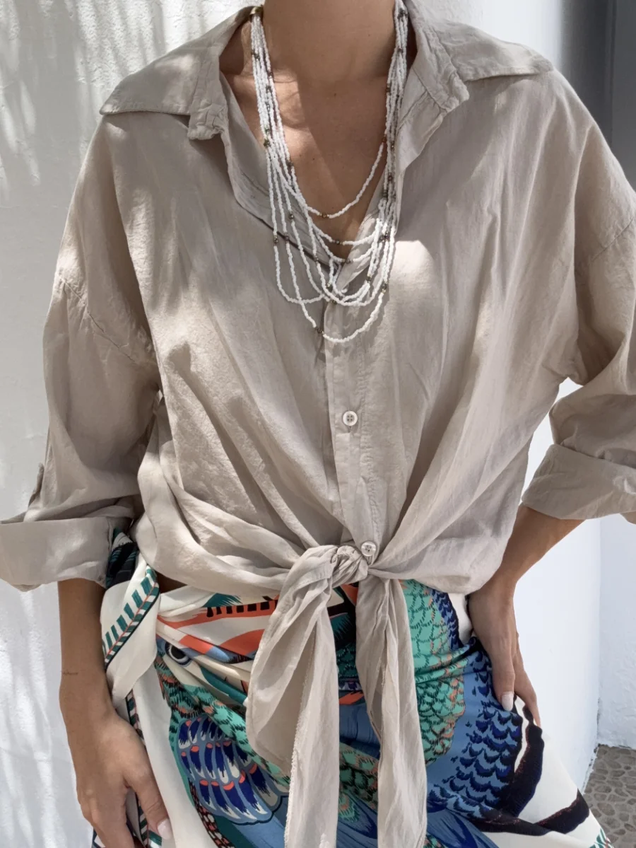 Camisa Taupe Nudo - Imagen 2