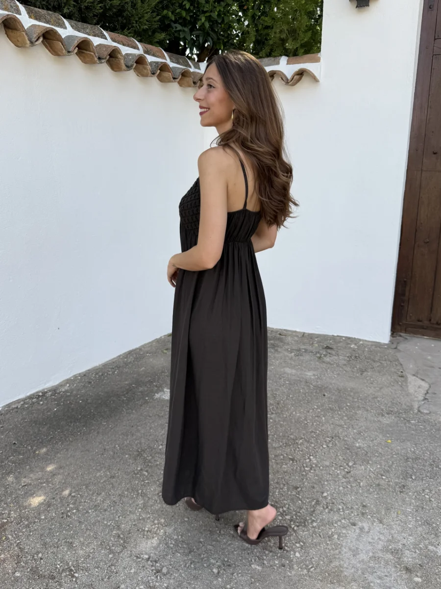 Vestido Croché Choco - Imagen 3