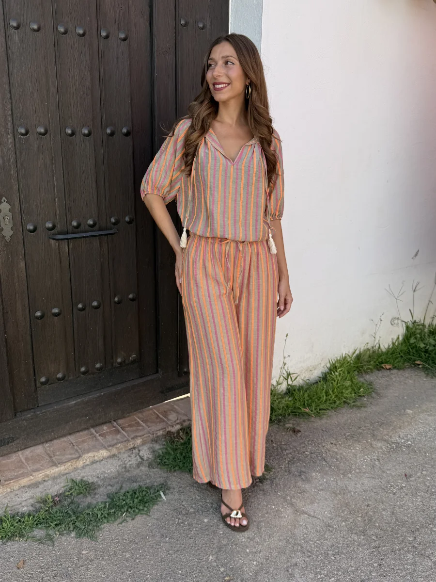 Conjunto Filipinas Naranja/Rosa - Imagen 4