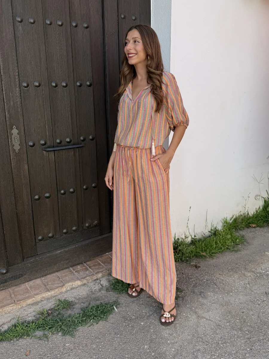Conjunto Filipinas Naranja/Rosa - Imagen 5