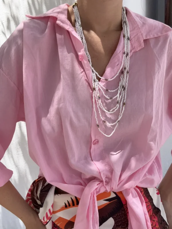Camisa Rosa Pastel
