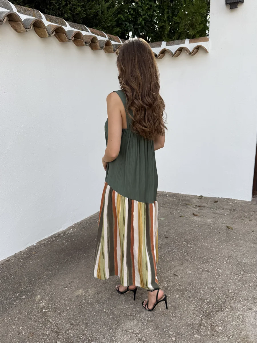 Vestido Belinda Verde - Imagen 3