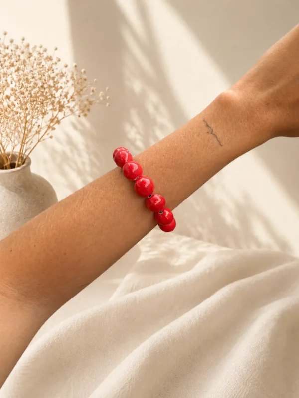 Pulsera Coton Rojo